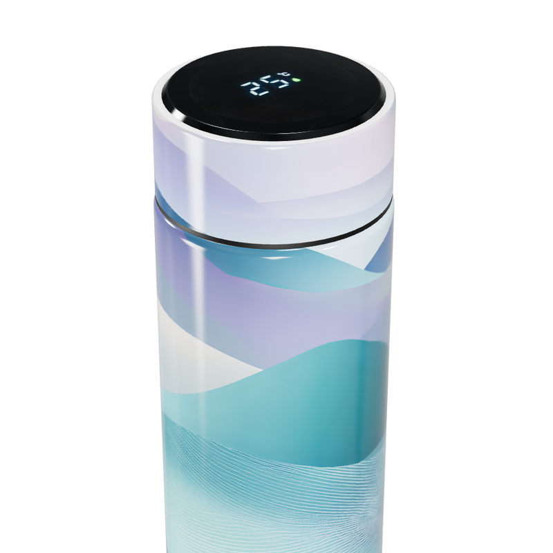 Garrafa Térmica Touch - Azul Estampada Digital