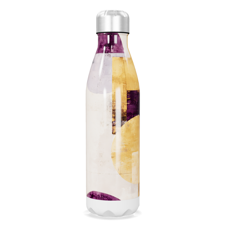 Garrafa Inox - Estampa Abstrata Colorida