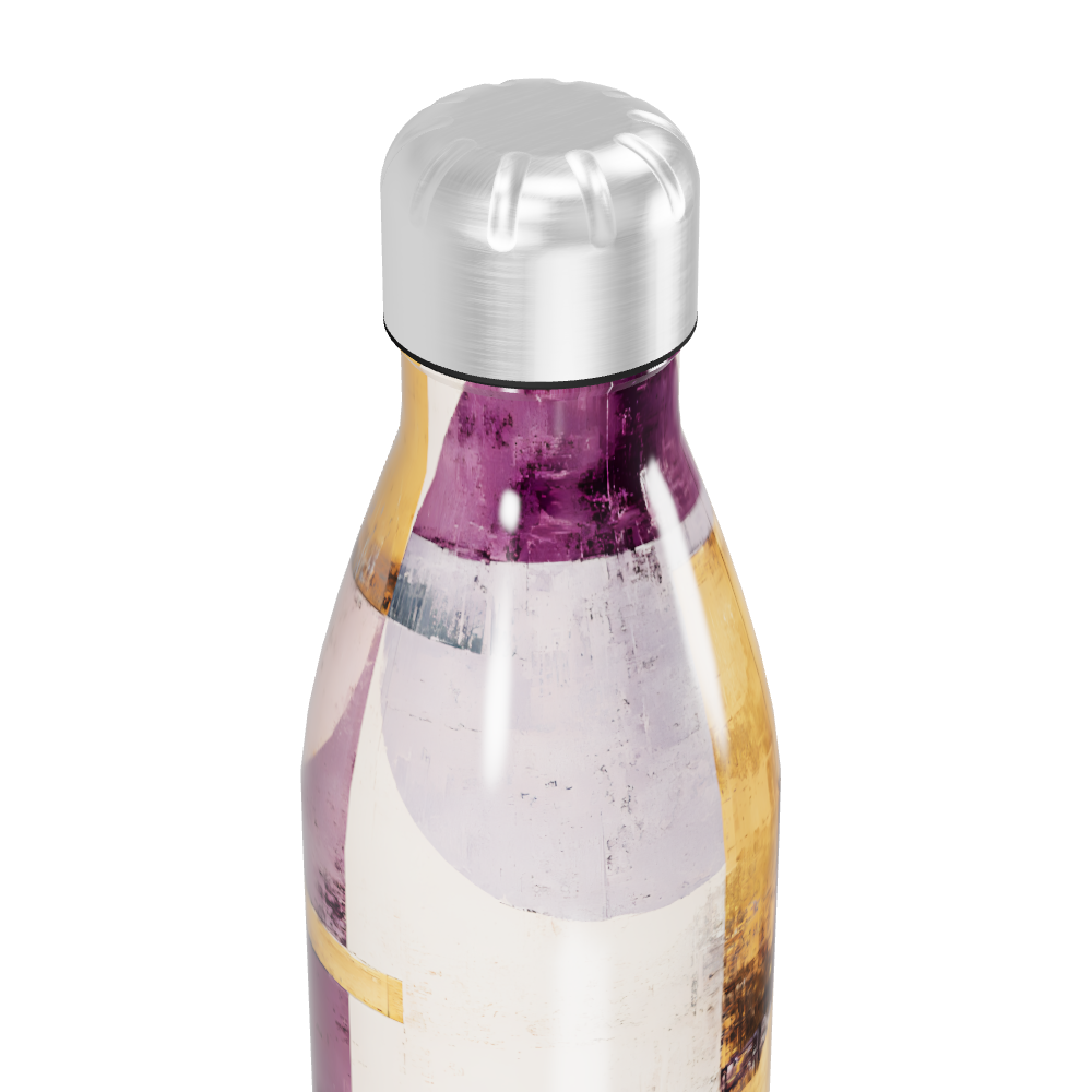 Garrafa Inox - Estampa Abstrata Colorida