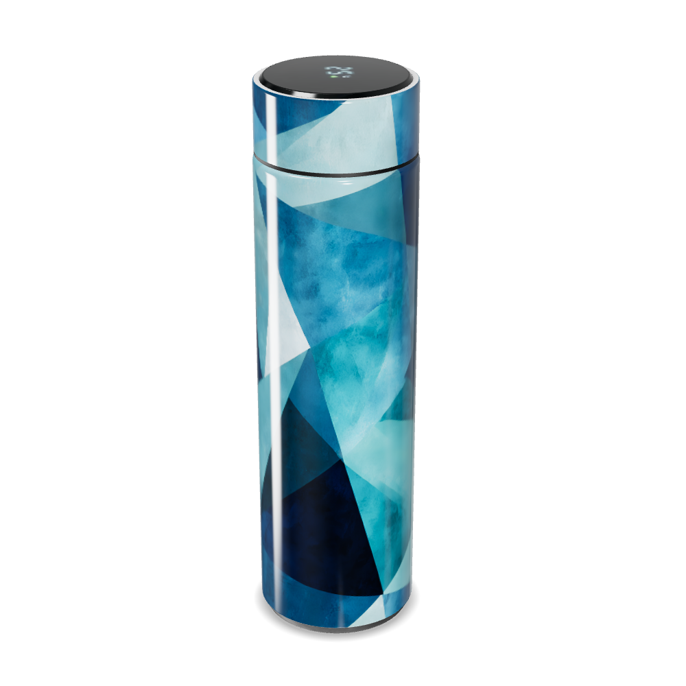 Garrafa Térmica Touch - Azul Geométrica