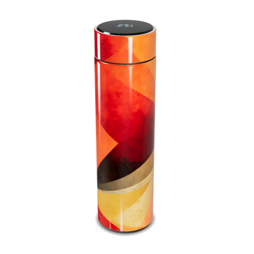 Garrafa Térmica Touch - Estampa Abstrata Colorida