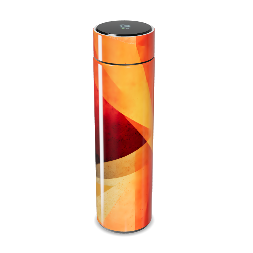 Garrafa Térmica Touch - Estampa Abstrata Colorida