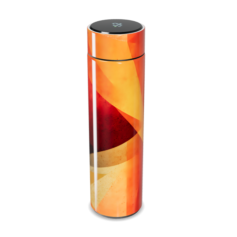 Garrafa Térmica Touch - Estampa Abstrata Colorida