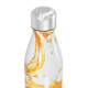 Garrafa Inox - Estampa Splash Laranja