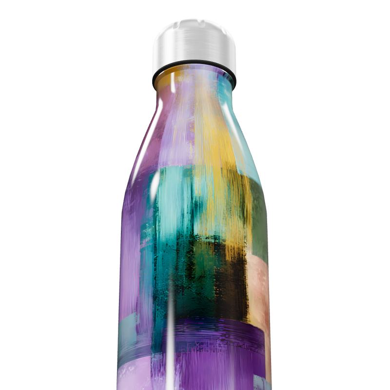 Garrafa Inox - Estampa Multicolorida
