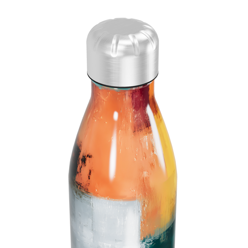 Garrafa Inox - Colorida Estampa Abstrata