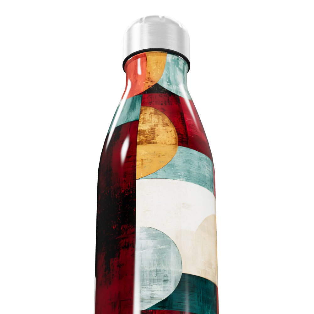 Garrafa Inox Estampada Colorida