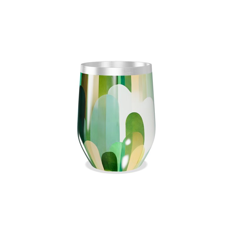 Copo Térmico Slim - Estampado Multicor Aço