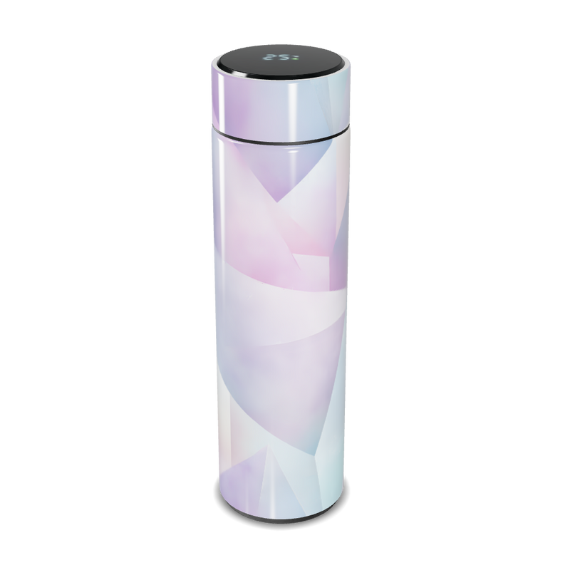 Garrafa Térmica Touch - Estampa Geométrica Pastel