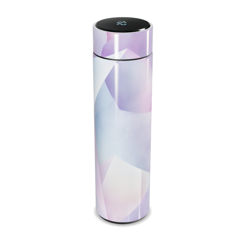 Garrafa Térmica Touch - Estampa Geométrica Pastel