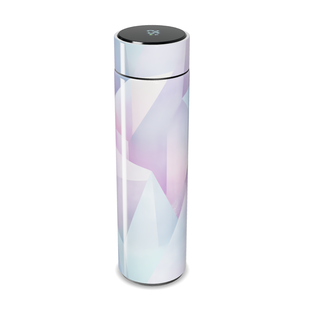 Garrafa Térmica Touch - Estampa Geométrica Pastel