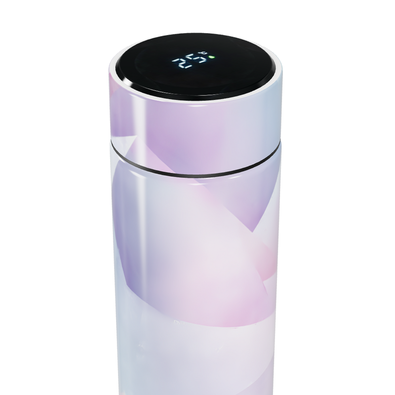 Garrafa Térmica Touch - Estampa Geométrica Pastel