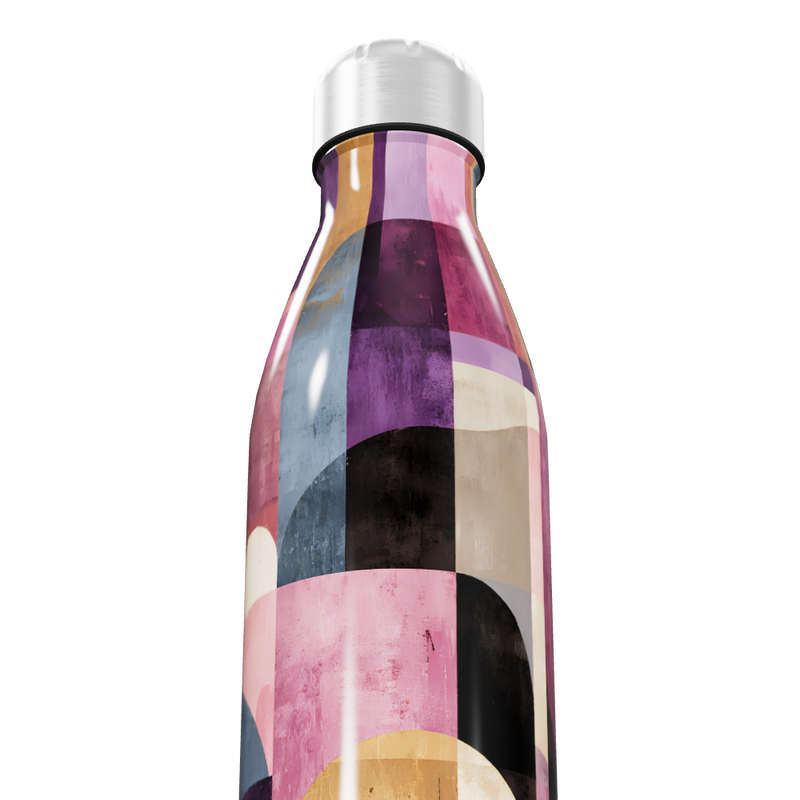 Garrafa Inox - Estampada Multicolorida