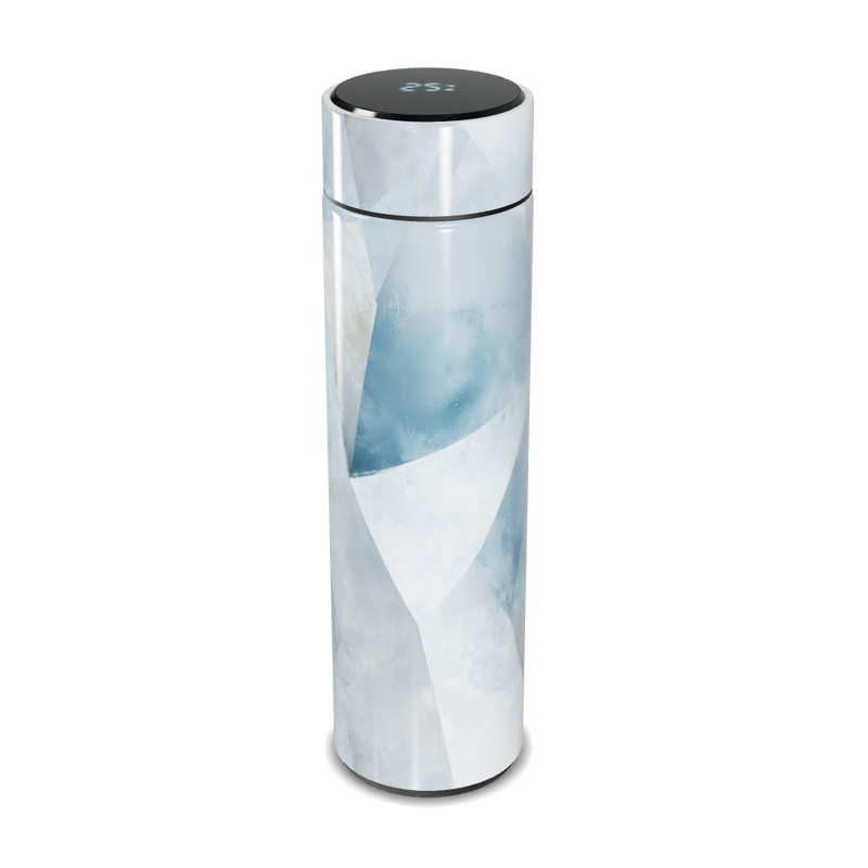 Garrafa Térmica Touch - Azul Geométrico