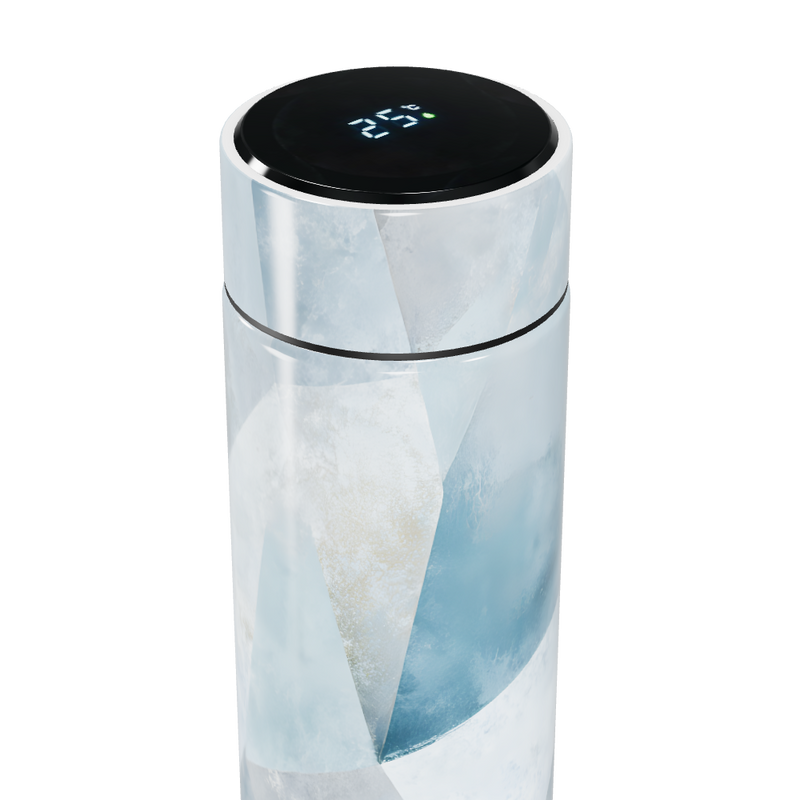 Garrafa Térmica Touch - Azul Geométrico