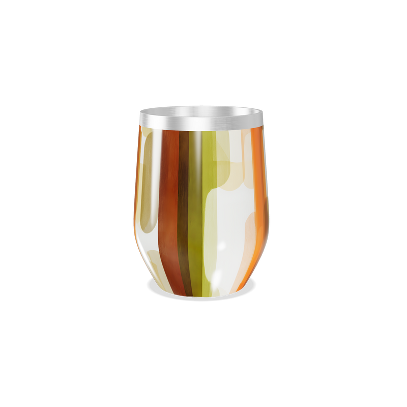 Copo Térmico Slim - Estampa Colorida Aço Inox