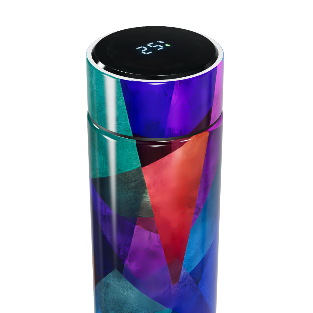 Garrafa Térmica Touch - Colorida com Display Digital