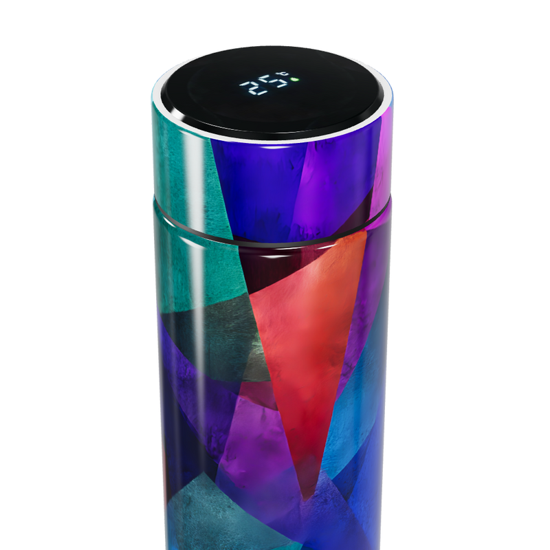 Garrafa Térmica Touch - Colorida com Display Digital