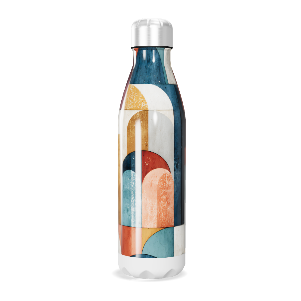 Garrafa Inox Estampada Multicolorida