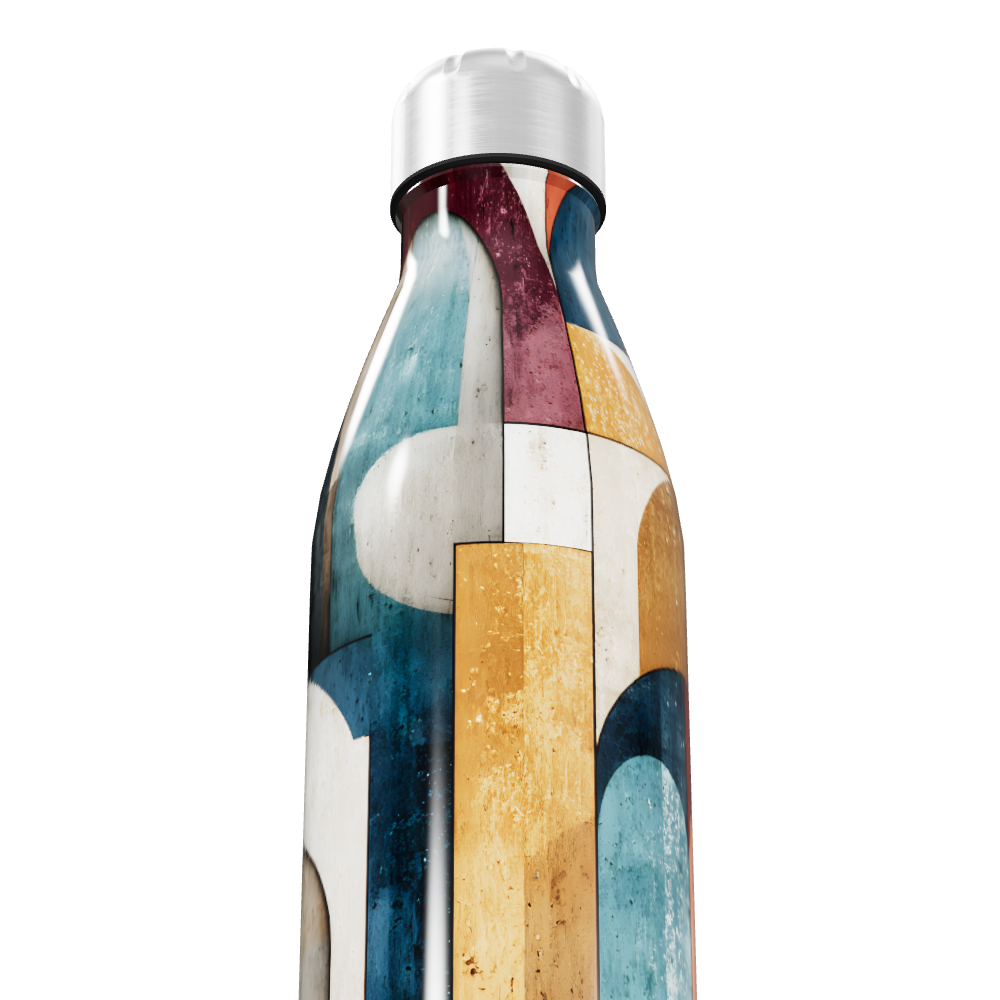 Garrafa Inox Estampada Multicolorida