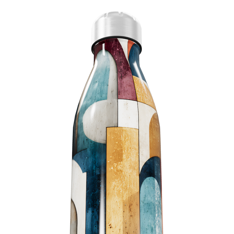 Garrafa Inox Estampada Multicolorida