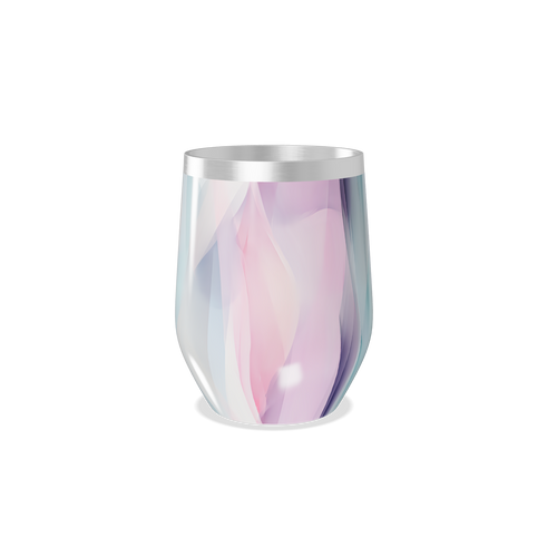 Copo Térmico Slim - Rosa Translúcido Aço Inox