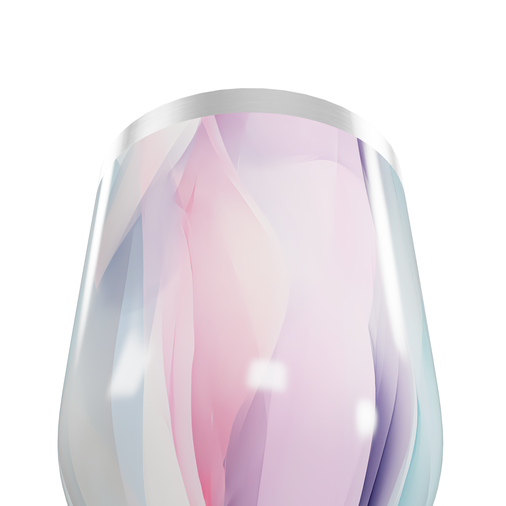 Copo Térmico Slim - Rosa Translúcido Aço Inox