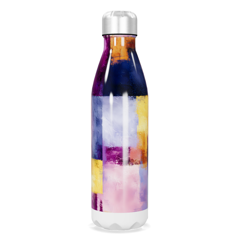 Garrafa Inox - Estampa Colorida Abstrata