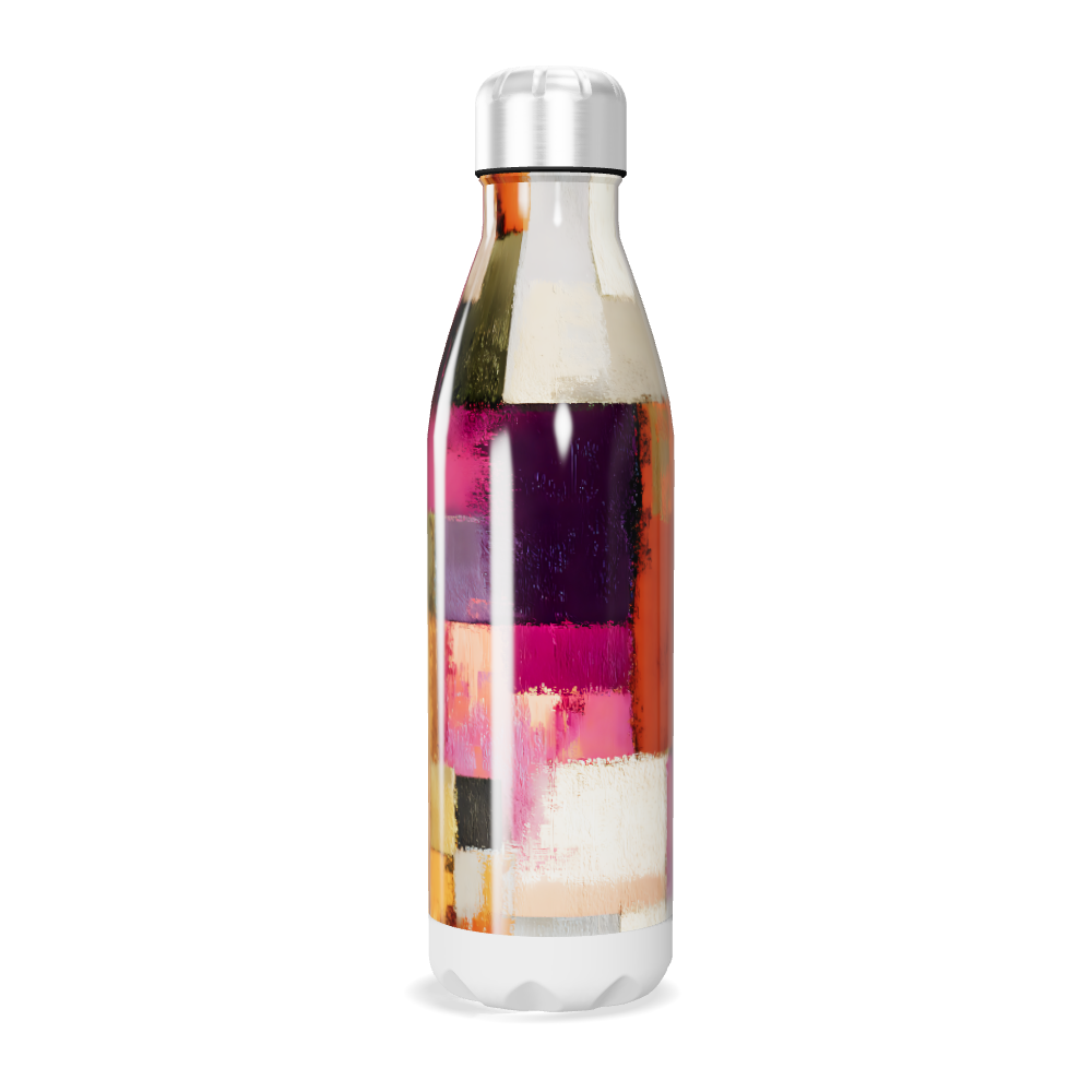Garrafa Inox - Estampa Colorida Abstrata