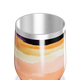 Copo Térmico Slim - Multicor Listrado Aço Inox