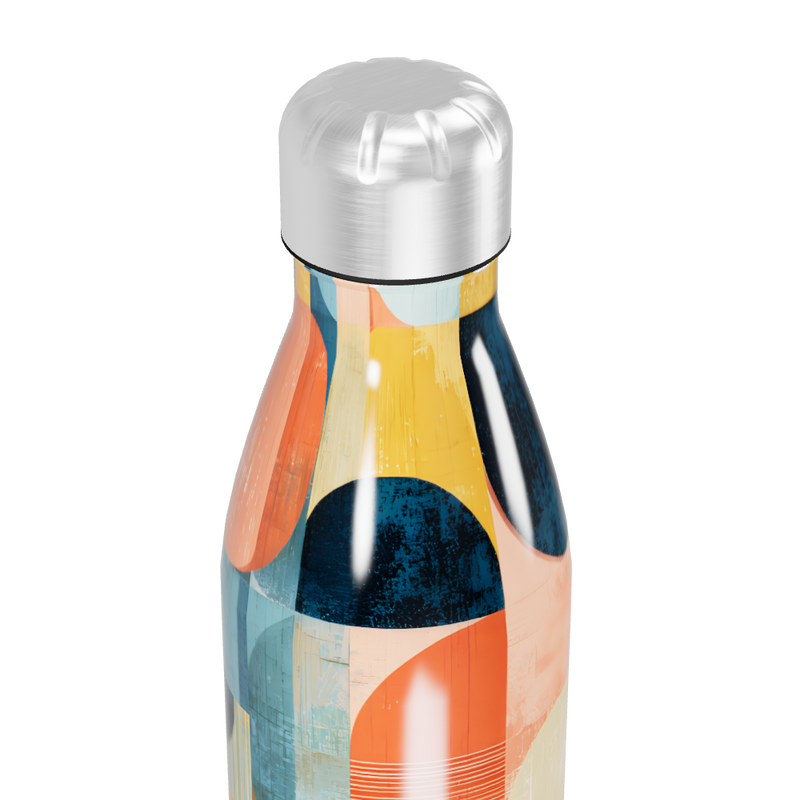 Garrafa Inox - Estampa Colorida Abstrata
