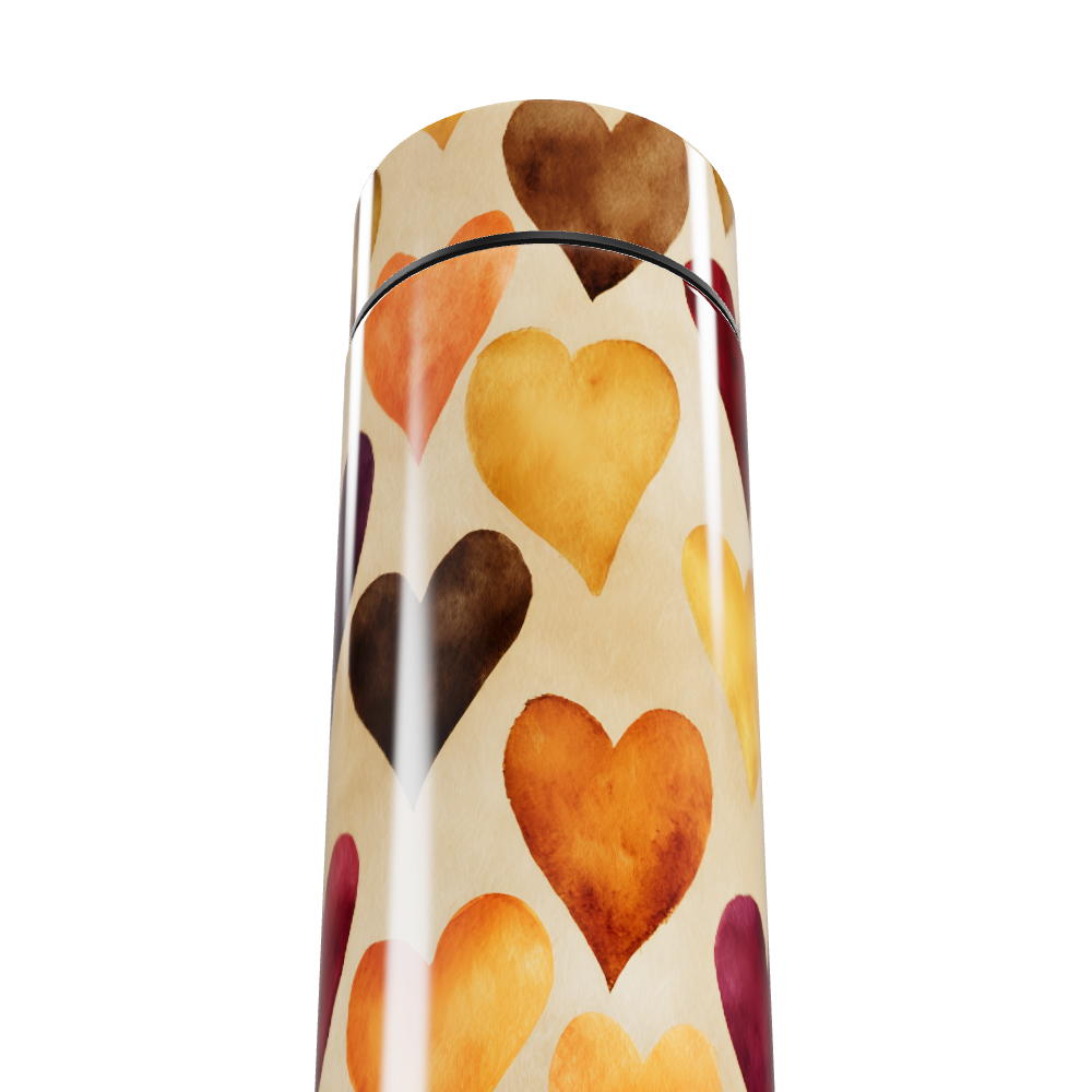 Garrafa Térmica Touch - Corações Coloridos