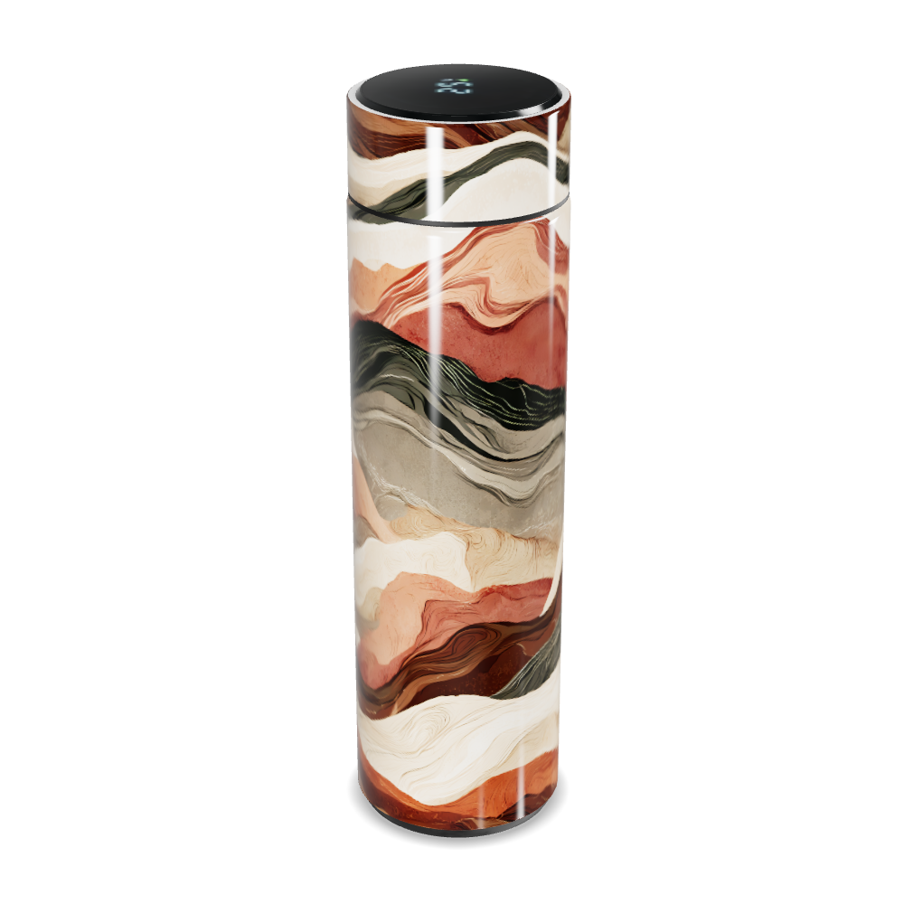 Garrafa Térmica Touch - Estampa Marmorizada