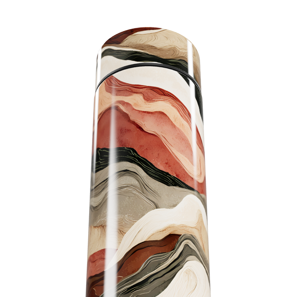 Garrafa Térmica Touch - Estampa Marmorizada