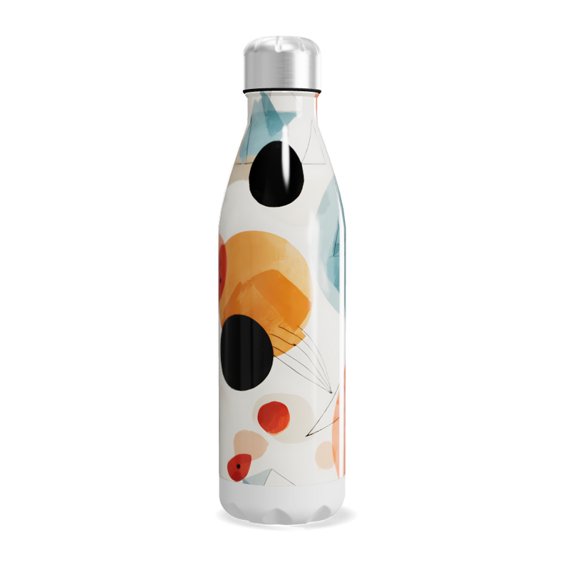 Garrafa Inox Estampada Colorida 500ml