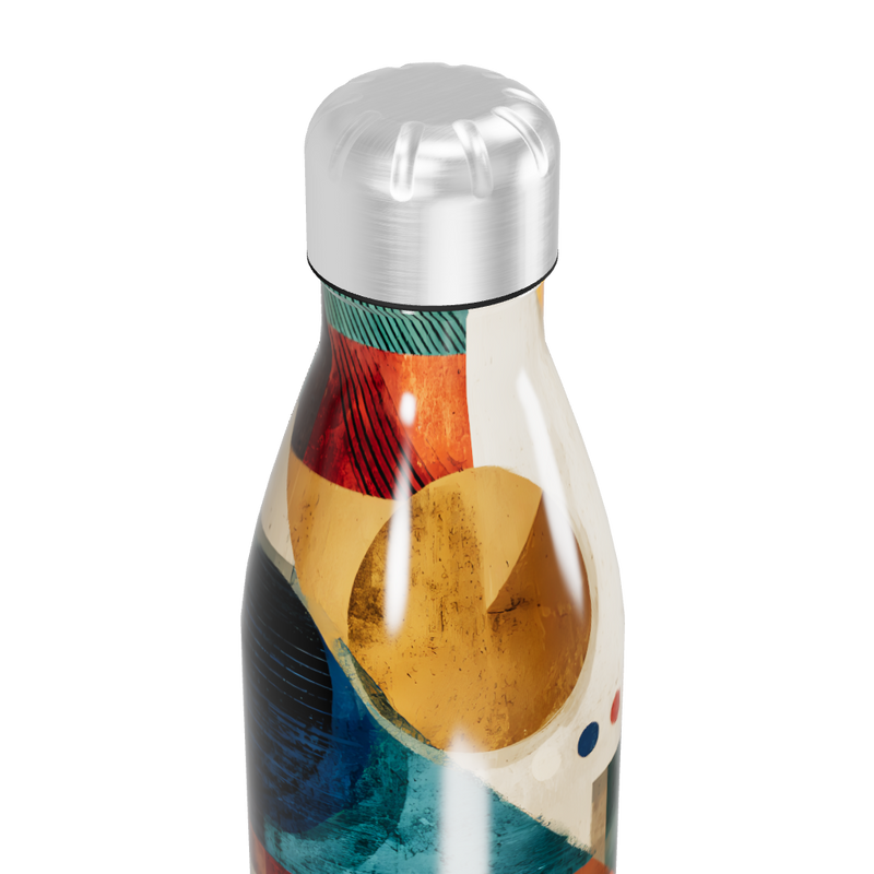 Garrafa Inox - Estampa Colorida Geométrica