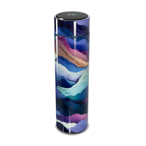 Garrafa Térmica Touch - Design Colorido Abstrato