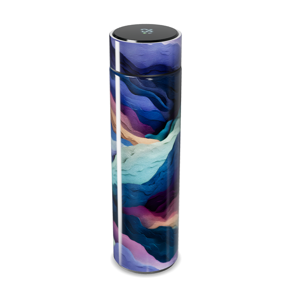 Garrafa Térmica Touch - Design Colorido Abstrato