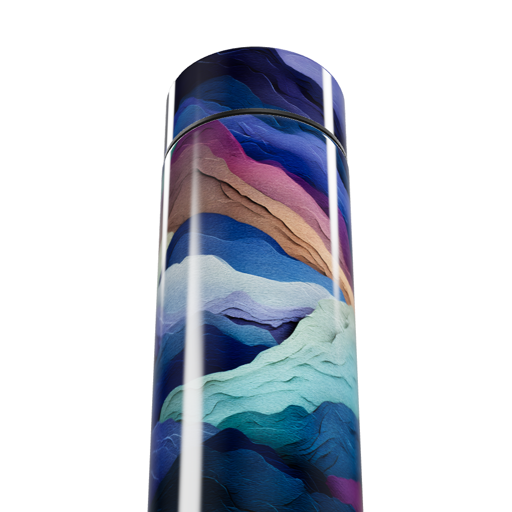 Garrafa Térmica Touch - Design Colorido Abstrato