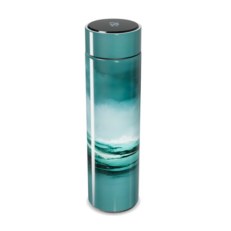 Garrafa Térmica Touch - Azul Estampa Oceano