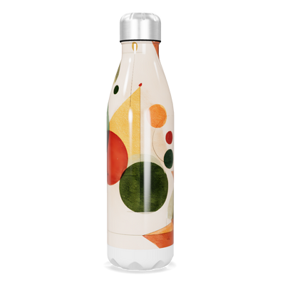 Garrafa Inox - Estampada Geométrica Colorida