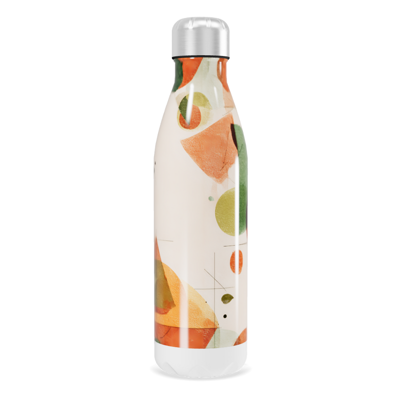 Garrafa Inox - Estampada Geométrica Colorida