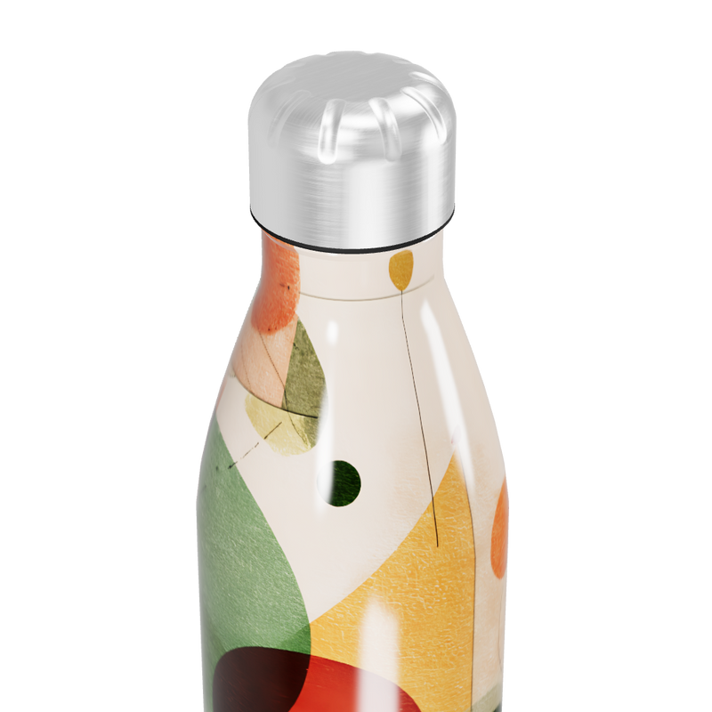 Garrafa Inox - Estampada Geométrica Colorida