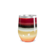 Copo Térmico Slim - Listrado Colorido Inox
