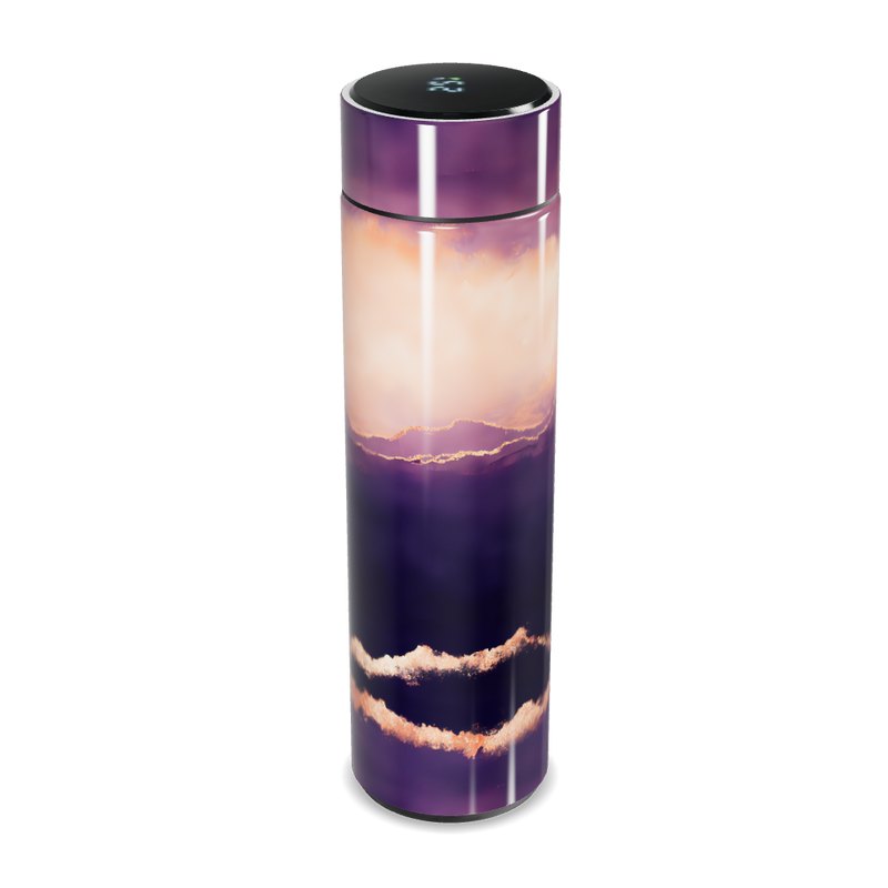 Garrafa Térmica Touch Roxa - Paisagem Artística