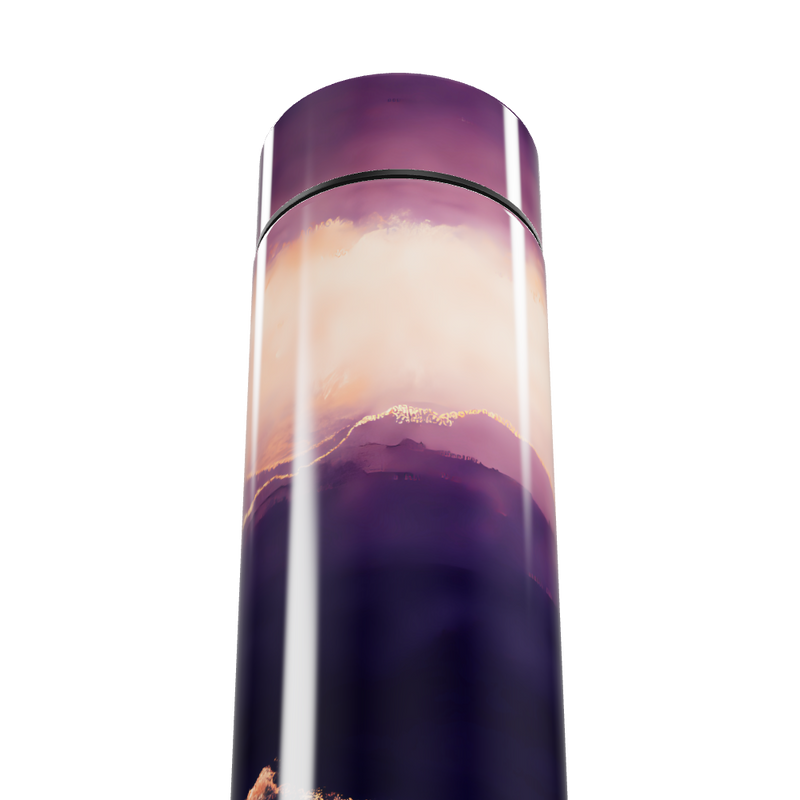 Garrafa Térmica Touch Roxa - Paisagem Artística