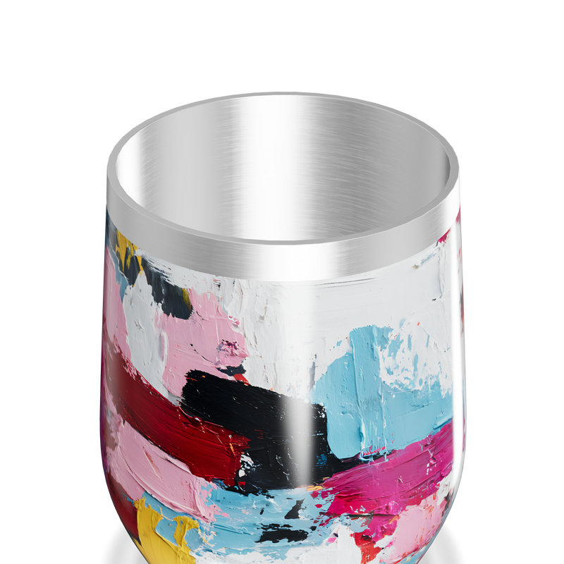 Copo Térmico Slim - Estampado Colorido Inox