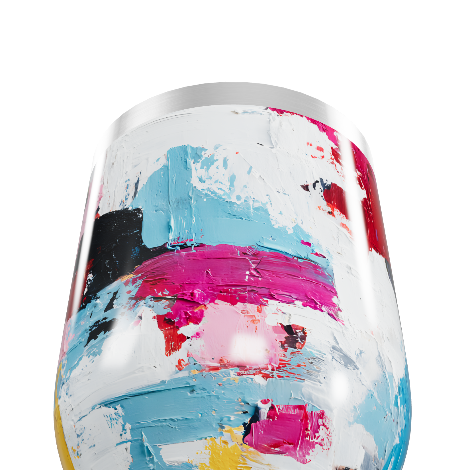 Copo Térmico Slim - Estampado Colorido Inox