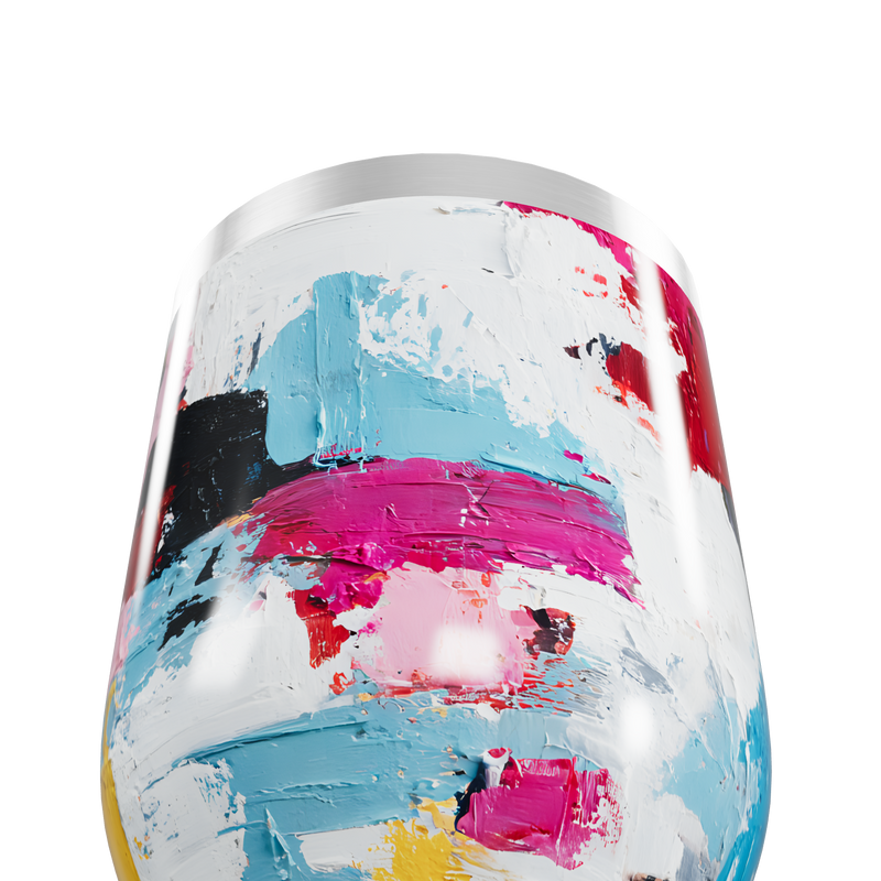 Copo Térmico Slim - Estampado Colorido Inox