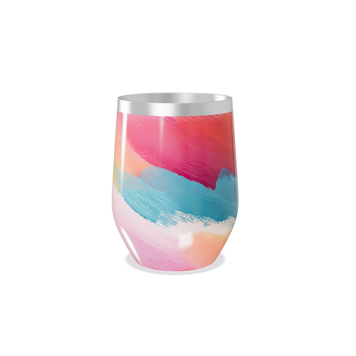 Copo Térmico Slim - Colorido Aquarela Inox